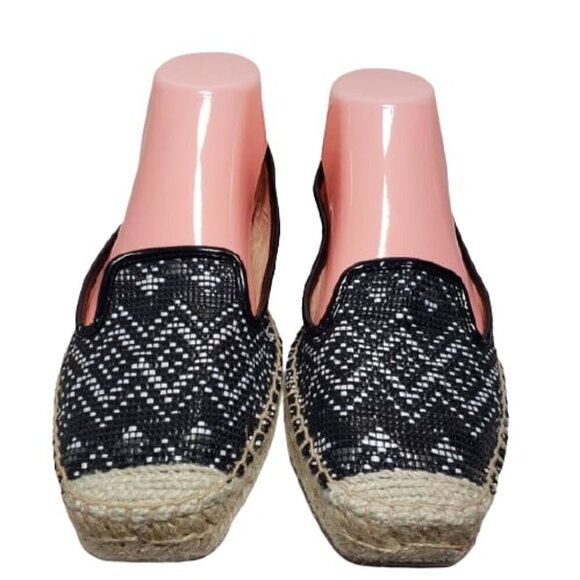 Nine West Beachinit Black Chevron Slip-On Flats - Picture 4 of 8